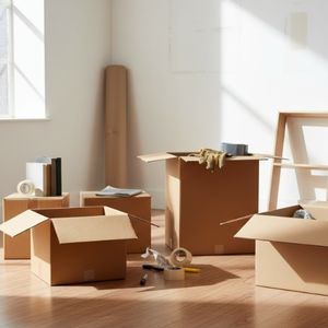 Umzugspakete in Wohnung